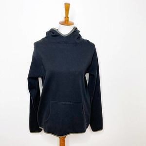 Prana Black Casual Hoodie Sweatshirt